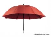 Rollatorschirm für Schutz vor Sonne und Regen in Rot (Rolko GmbH)